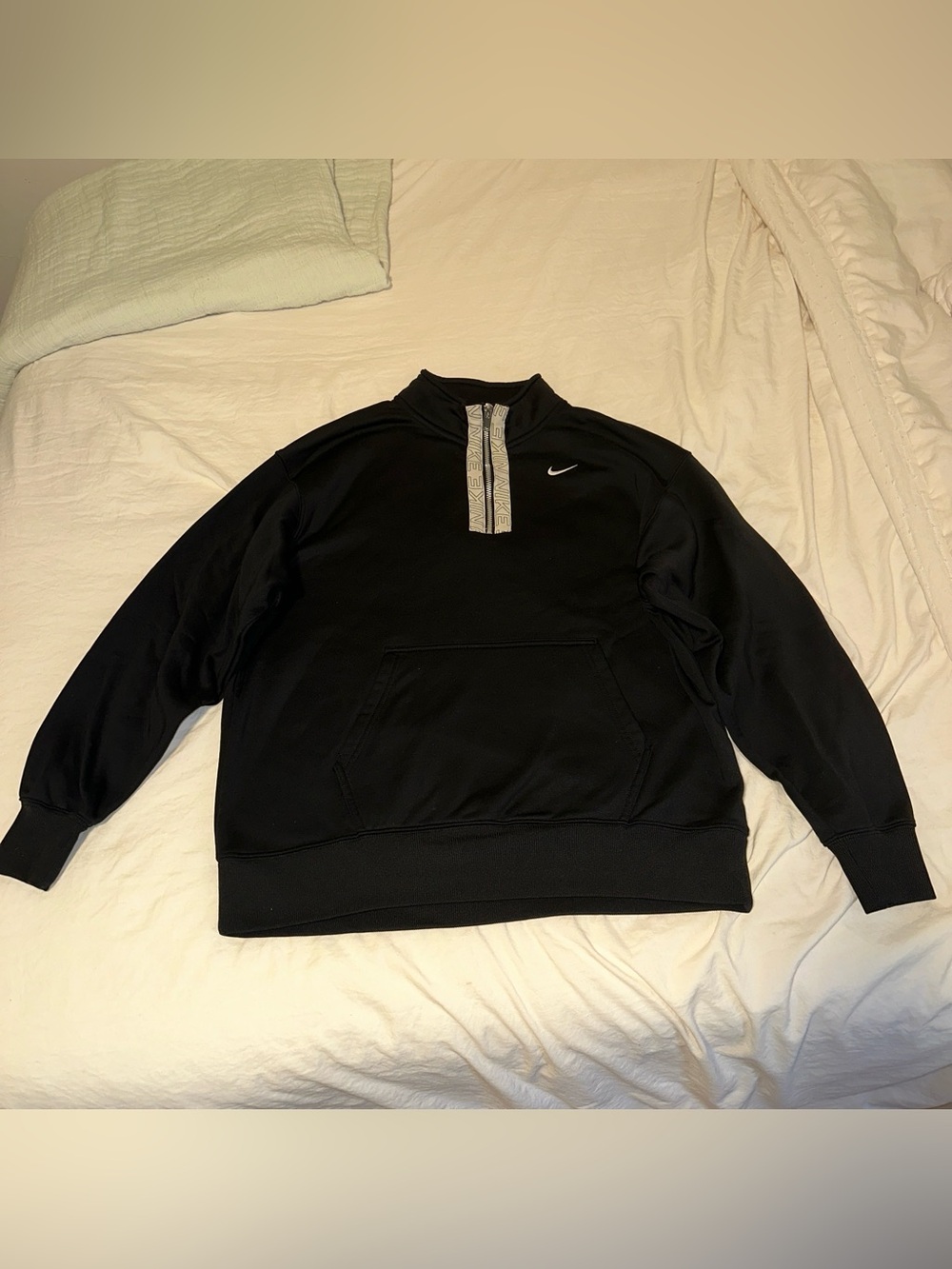 Nike Fleece Quarter Zip Sweatshirt Size S